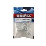Cup Hooks White - 32mm (Bag of 8)