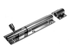Brass Barrel Bolt Chrome Plated - 102 x 25mm / 4 x 1"