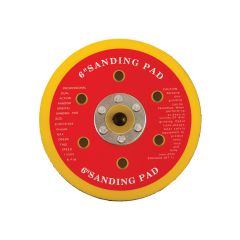 Hook & Loop Backing Pad 150mm x 5/16 UNF 8 Holes