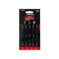 Abracs 5pc Jigsaw Blade - 4.0mm Teeth For Fast Wood