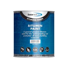 Bitumen Paint. Black. Size 2.5 Litre. (Delivery Within 7-10 Days)