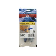 Rosett Cavity Fixings Blue - M5 x 80mm (Bag of 6)
