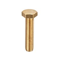 Brass Hexagon Setscrews DIN 933 - M12 X 40