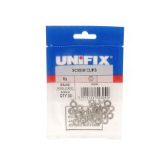 Brass Screw Cups Nickel Plated - 9-10g (Bag of 50)