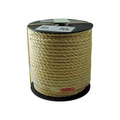 Natural 3 Strand Sisal Rope (Reel) - 73m 8mm Natural 3 strand
