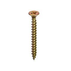 General Purpose Chippy Woodscrews Pozi Csk Head ZYP CE - 5.0 x 30mm