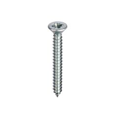 Self-Tapping Screws Pozi Csk Head AB DIN 7982-C-Z BZP - 8g x 1.1/2" (4.0 x 40mm)
