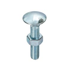 Grade 4.8 Cup Square Hex Bolts and Nuts DIN 603/555 BZP CE - M16 x 100