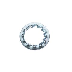 Internal Serrated Washers DIN 6798J BZP - M4 (4.3)