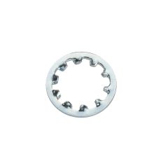 Internal Toothlock Washers DIN 6797J BZP - M6 (6.4)
