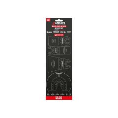 Abracs 4pc Multi-Tool Wood And Metal Blade Set