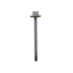 Metalfix Self-Drilling Screws Light Section DIN 7504K 16mm Washer BZP - 5.5 x 32mm