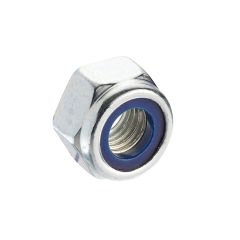 Class 8 Nylon Insert Nuts P Type DIN 982 BZP - M12 x 1.75