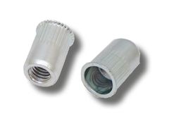 M10 x 22.0 (3.5-6.0) Steel Reduced Head Round Knurled Body JRP Rivet Nuts