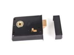 Rim Latch BLK - 100mm x 76mm