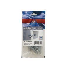Metalfix Self-Drilling Screws Light Section DIN 7504K BZP - 5.5 x 50mm (Bag of 30)
