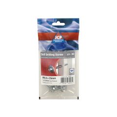 Metalfix Self-Drilling Screws Light Section DIN 7504K 16mm Washer BZP - 5.5 x 50mm (Bag of 20)