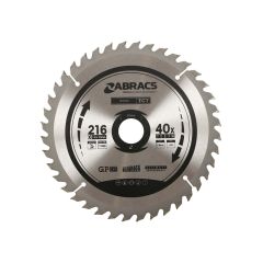 Abracs TCT Blade - Wood - 216 x 30mm x 40T