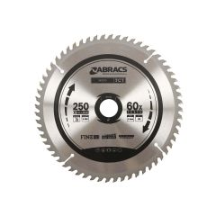 Abracs TCT Blade - Wood - 250 x 30mm x 60T