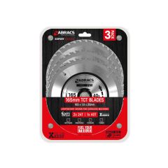 Abracs TCT Blade 3 Pack - 165mm