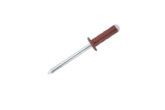 4.8 x 15mm Aluminium / Steel Dome Head Multigrip JRP Rivets - Terracotta