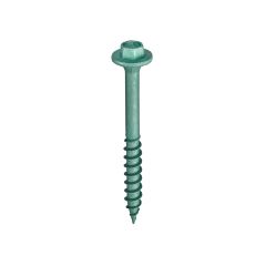 Timberdrive Screws Green Organic Coating CE - 7.0 x 100mm - Box of 50
