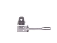 Wire Hasp and Staple Epoxy Black - 126mm / 5"
