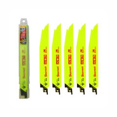 Reciprocating Saw Blades for Demolition 5Pk 203x27x1.6010-14Tpi