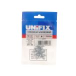 Twinthread Woodscrews Pozi Csk Head BZP CE - 8g x 1" (4.0 x 25mm) (Bag of 50)