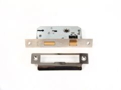 3 Lever Mortice Sash Lock Nick Plated / Electro Brassed - 65mm