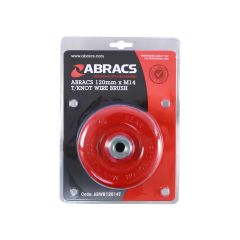 Abracs Wire Brush Twist Knot Cup - 120mm x M14