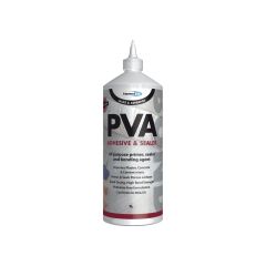 Premium PVA Adhesive & Sealer. White. Size 1 Litre.