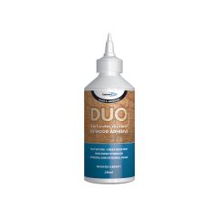 Duo 2 in 1 Wood Glue. White. Size 250ml.