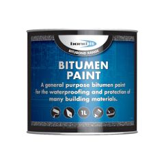 Bitumen Paint. Black. Size 1 Litre.
