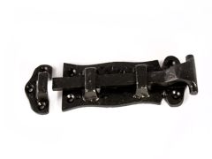 Black Antique Straight Door Bolt - Straight (1 per Card) EXB 152mm / 6" - HQ1467/4