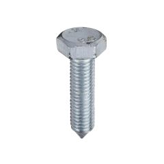M10 X 40 HT Hex Sets Cone Point Zinc Plated