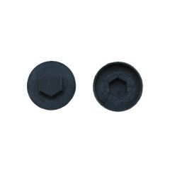 Anthracite (18A14) Coloured Cover Caps - 16mm