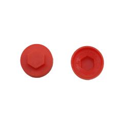 Poppy Red (04E53) Coloured Cover Caps - 16mm