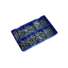 Pozi Csk AB Self Tapping Screw Kit. 6-10g BZP.