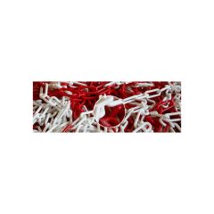 Plastic Chain (Reel) Red/White TQPC6RWR -  6 *  38 * 30m