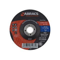 Abracs Phoenix II DPC Metal Grinding Disc - 100 x 6.5 x 16mm