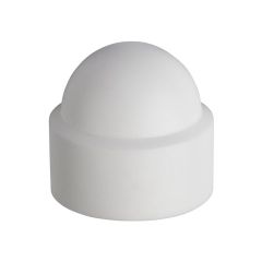 White Plastic Cover Caps - M6. Suitable for Nuts or Bolts.