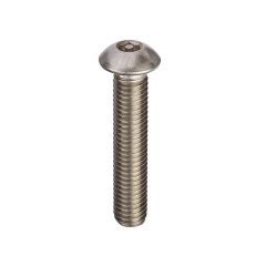 A2 - 304 St/St Pin Hex Machine Screws Button Head - M4 x 12