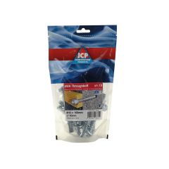 Throughbolts BZP - M8 x 50 - Bag of 40