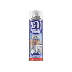 Action Can ZG-90 Anti-Rust Paint With Primer Satin Finish White  500ml - Carton of 15