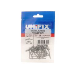 A2-304 St/St Gen.Purpose Chippy Woodscrews Pozi Csk Head - 5.0 x 100mm (Bag of 10)