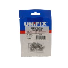 A2-70 St/St Socket Button Head Screws ISO 7380-1 - M6 x 16 (Bag of 8)