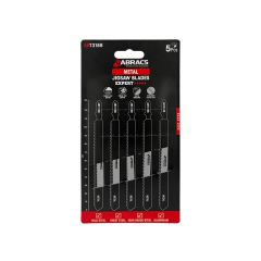 Abracs 5pc Jigsaw Blade - 2.0mm Teeth For Standard Metal