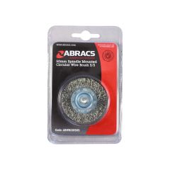 Spindle Mounted 50mm Circular Wire Brush. Stainless Steel.