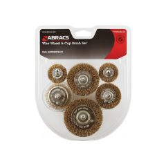 6pc Spindle Mounted Wire Brush Pack